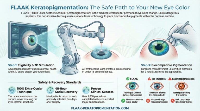 Keratopigmentation international anglais