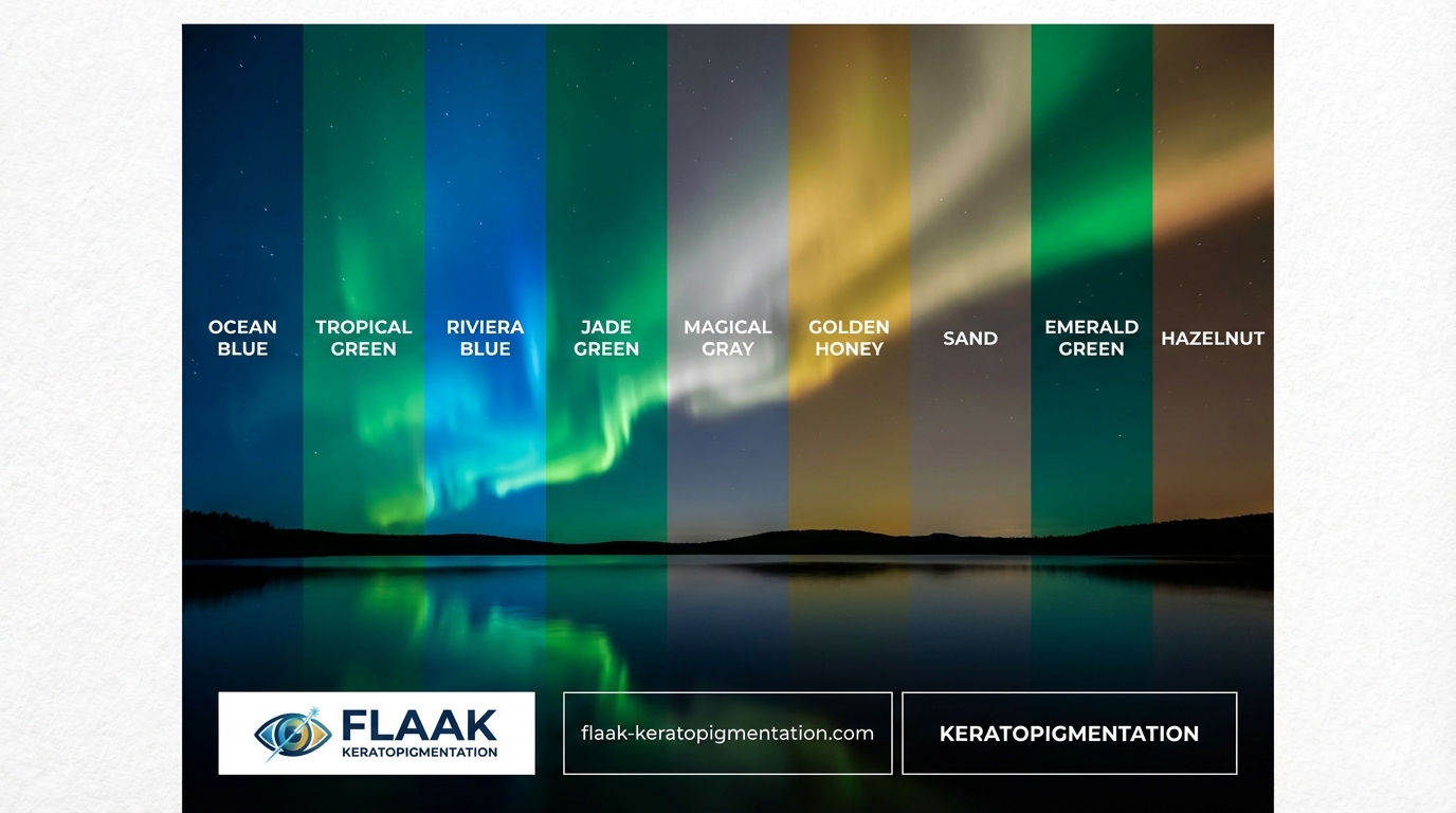 Palette couleurs keratopigmentation 2