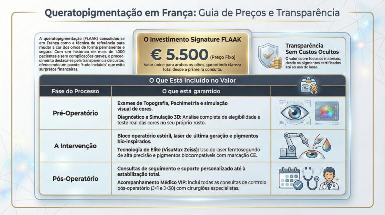 Keratopigmentation Portugal portugais